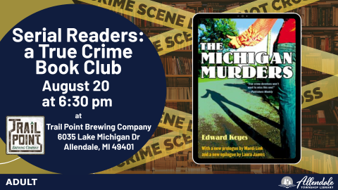 Serial Readers: a True Crime Book Club Banner
