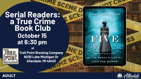 Serial Readers: a True Crime Book Club Banner