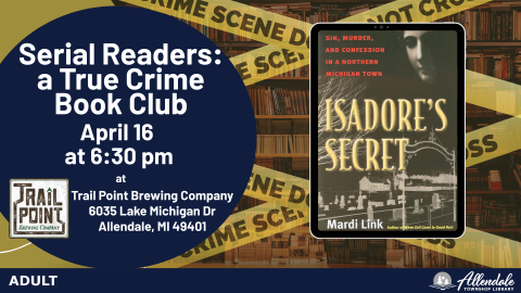 Serial Readers: a True Crime Book Club Banner