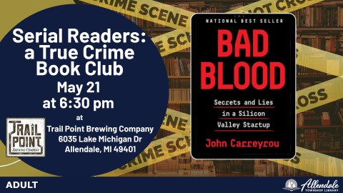 Serial Readers: a True Crime Book Club Banner