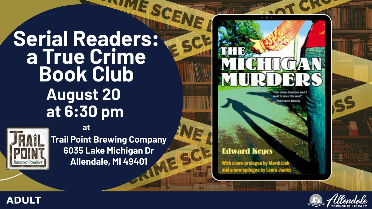 Serial Readers: a True Crime Book Club Banner