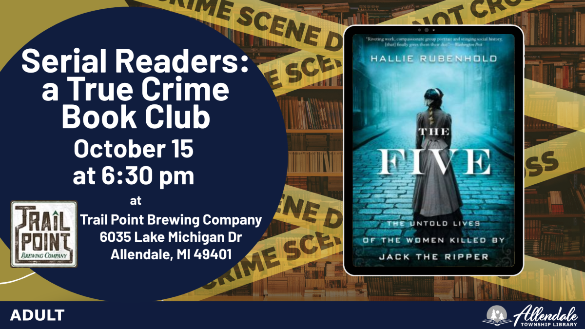 Serial Readers: a True Crime Book Club Banner