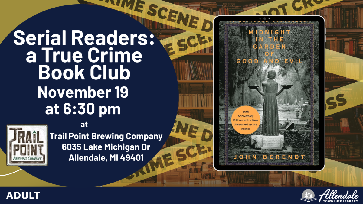 Serial Readers: a True Crime Book Club Banner